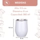 thumbnail image 2 of Vaso Térmico 380 ml Blanco, 2 of 5