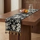 thumbnail image 1 of REGALWOVEN Camino de Cocina Floral con Flecos para Decoración de Cocina y Mesa de Comedor Negro 13.8x70.9 pulgadas, 1 of 6