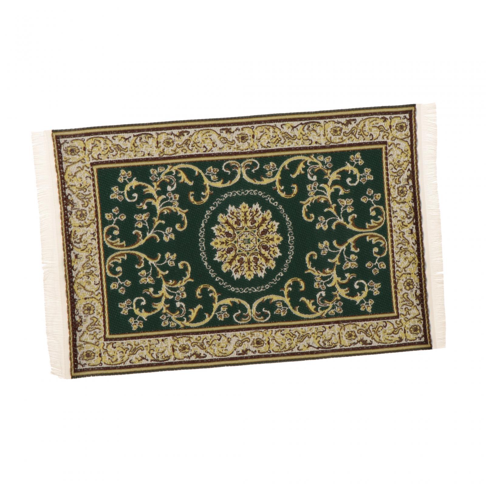 Bothyi - Alfombra Para Casa De Muñecas A Escala 1:12, Mini Alfombra Tejida Para El Hogar Y La Sala De Estar, Decoración Para La Casa A13