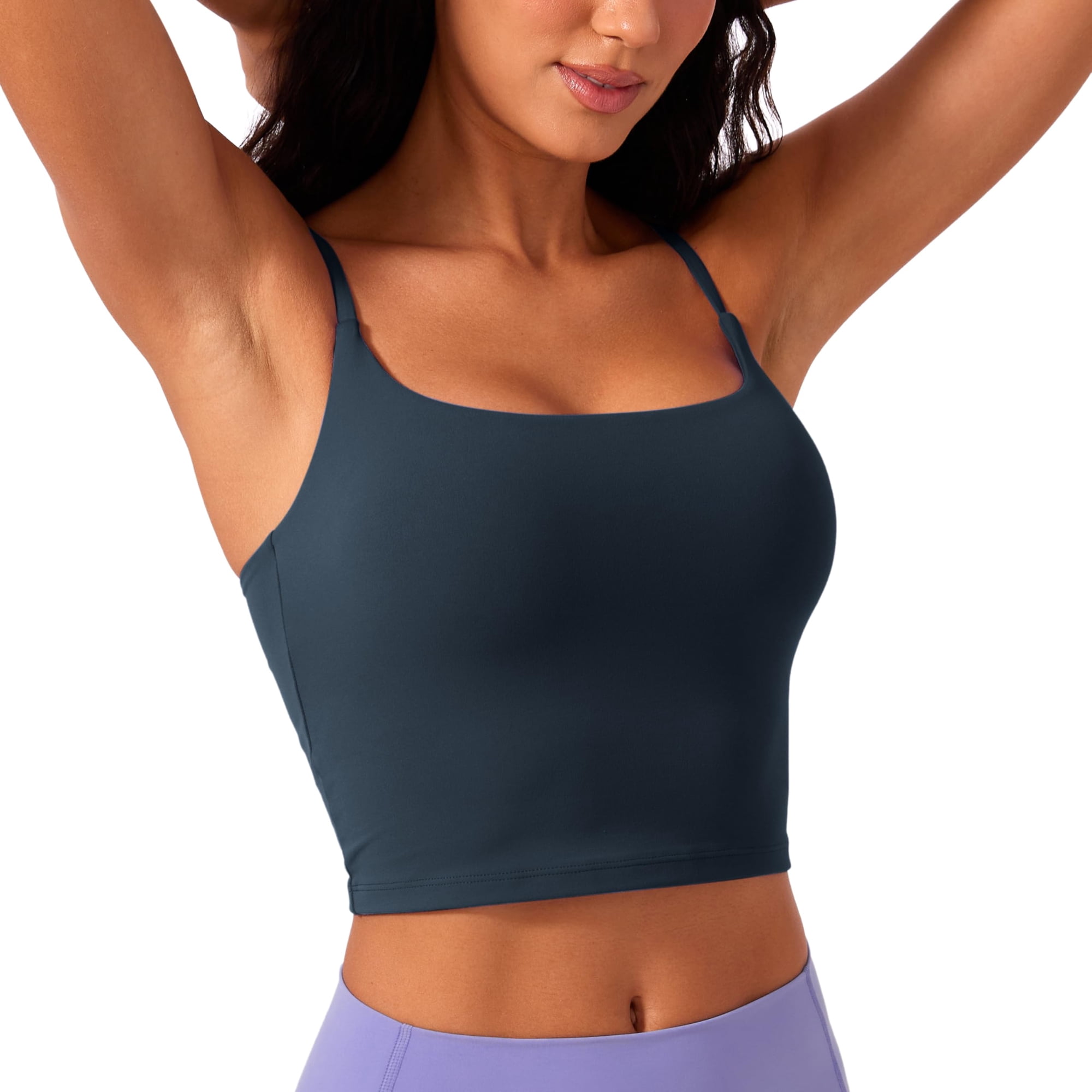 Sujetador Deportivo Crz Yoga Butterlift Para Mujer, Cuello Redondo, Largo