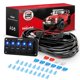 thumbnail image 1 of Kit de arnés de cableado Nilight 16AWG 12V con panel de interruptores de 5 gangas, 1 of 9