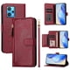 thumbnail image 1 of Funda tipo libro para REALME NARZO 50 PRO 5G con bolsillo con cremallera, cierre magnético, 7 ranuras para tarjetas y correa para la muñeca., 1 of 6