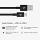 thumbnail image 2 of Cable Beats USB-A a USB-C de carga rápida 1,5 m para Apple y Android, 2 of 7
