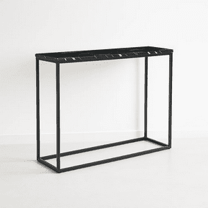 Klik Muebles - Arrimo Black Stone Cubierta Mdf Marmol Negro