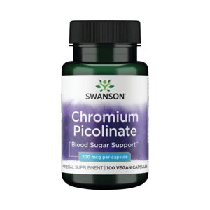 Swanson - Picolinato De Cromo 200Mcg 100 Capsulas Veganas
