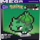 thumbnail image 3 of Legos y Bloques Bulbasaur Píxel Art Pokémon - Juguete Armable - MEGA., 3 of 3