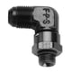 thumbnail image 1 of Fitting Fragola -12AN x 1 1/16-12 (12), giro de 90 grados, color negro, 1 of 1