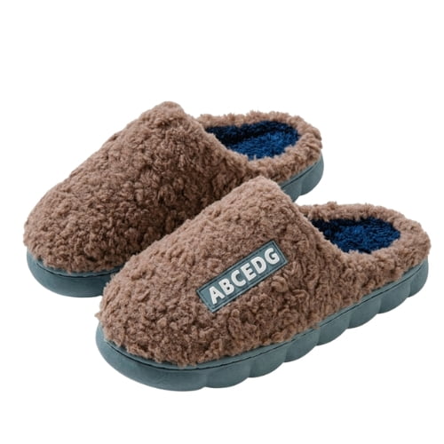 Pantuflas de algodón de otoño e invierno para parejas
