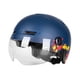 thumbnail image 1 of Casco De Bicicleta Eléctrica Con Luz Y Visera Equipo De Protección Ajustable Azul Oscuro, 1 of 3