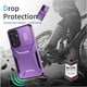 thumbnail image 2 of Funda Resistente para Samsung Galaxy S25 5G con Tapa Deslizante y Protección Militar Morado, 2 of 6