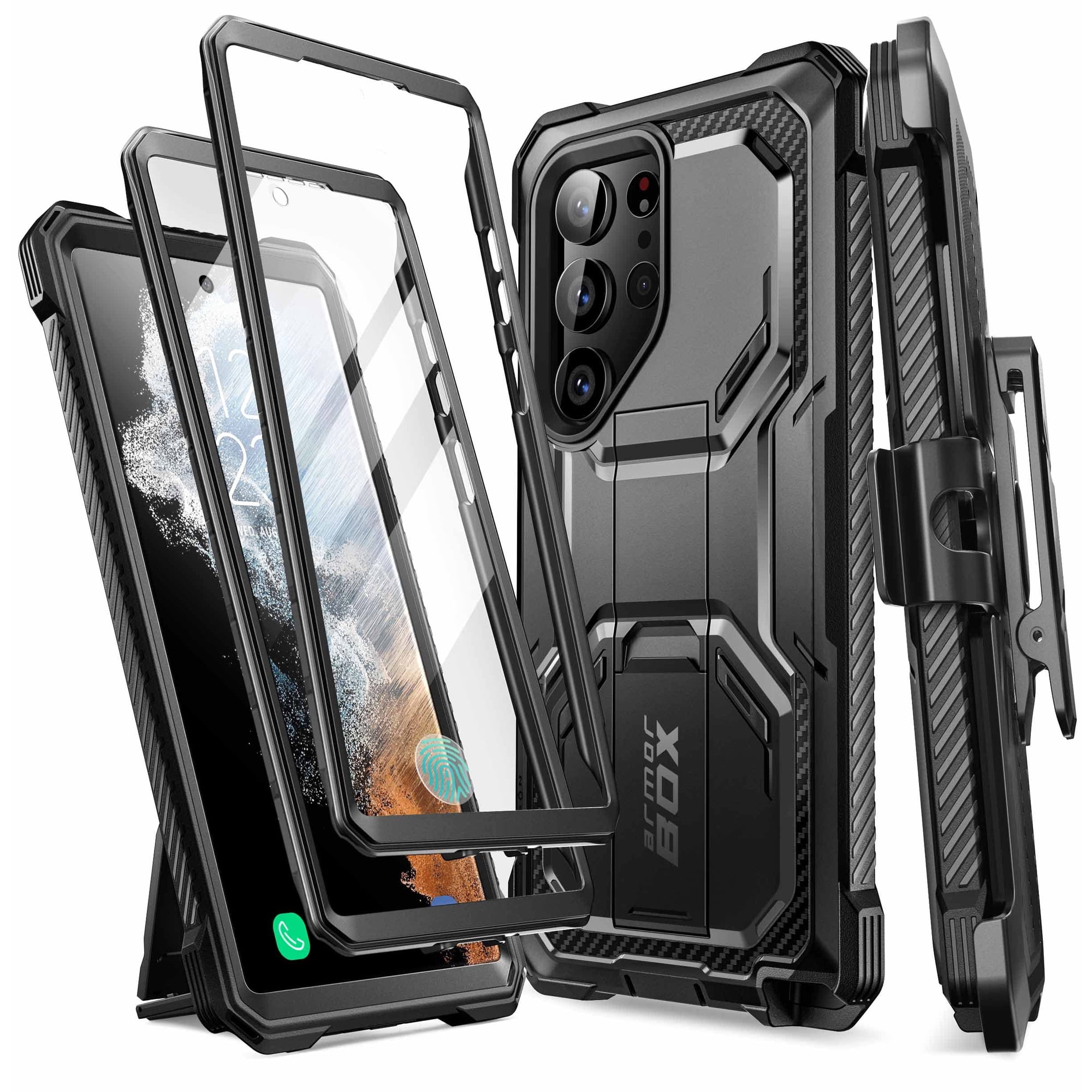 Funda De Teléfono I-blason Armorbox Con Soporte Para Samsung Galaxy S23 Ultra
