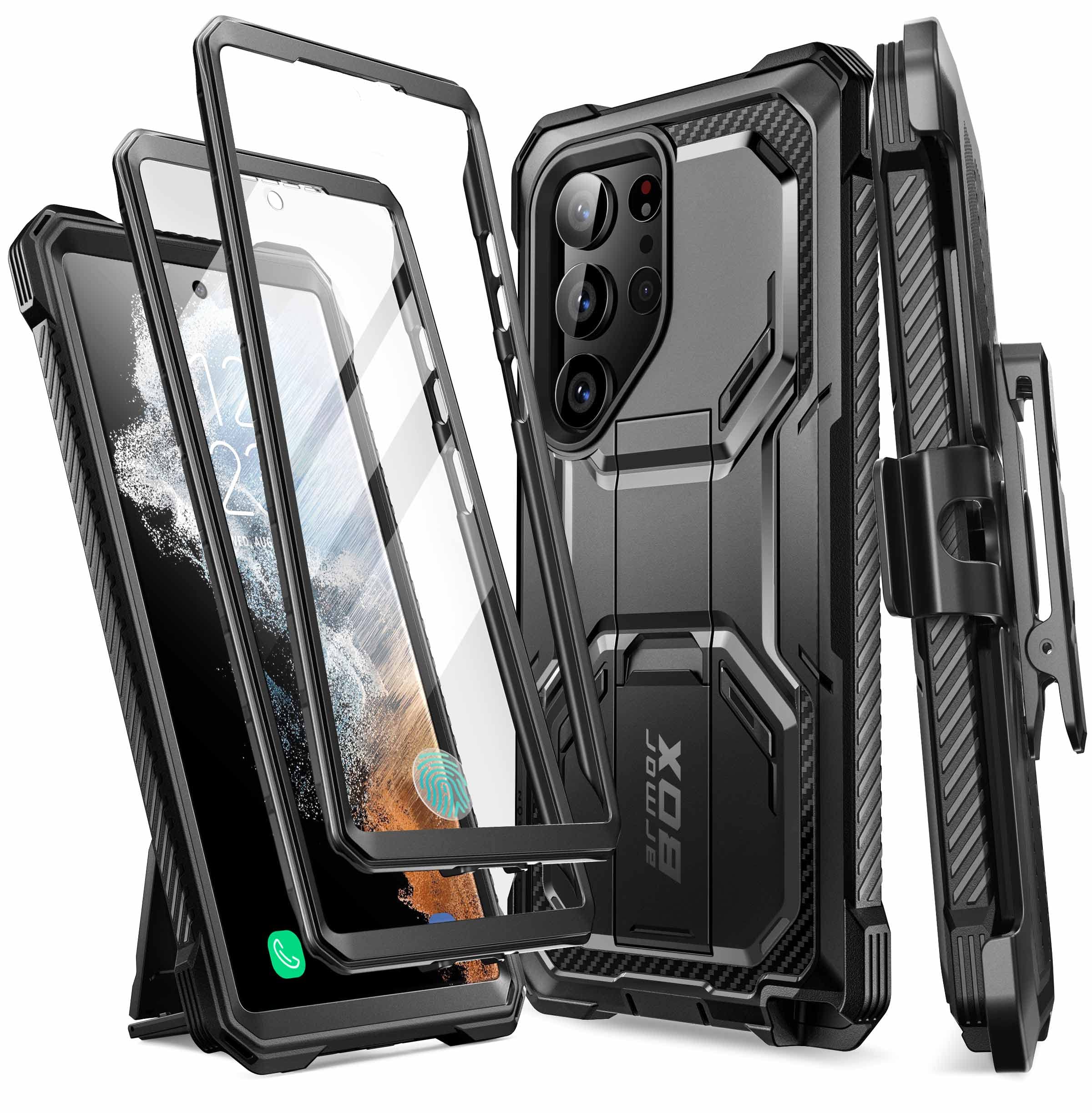 Funda De Teléfono I-Blason Armorbox Con Soporte Para Samsung Galaxy S23 Ultra