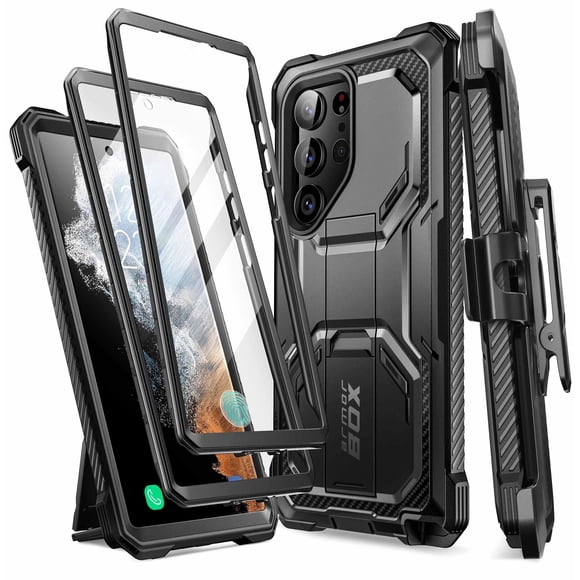 Funda de teléfono i-Blason Armorbox con soporte para Samsung Galaxy S23 Ultra