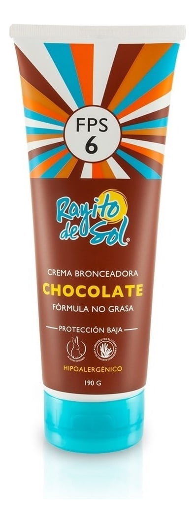 Crema Bronceadora Chocolate 190 G Rayito De Sol