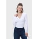 thumbnail image 1 of Polera Mujer Escote V Manga Flare Blanco, 1 of 4