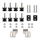thumbnail image 1 of Kit de montaje para baúl de motocicleta Piezas del kit de montaje para baúl de motocicleta Tornillos de placa profesional Buje Almohadilla Espaciador, 1 of 5