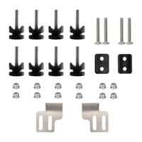 Magideal - Kit De Montaje Para Baúl De Motocicleta Piezas Del Kit De Montaje Para Baúl De Motocicleta Tornillos De Placa Profesional Buje Almohadilla Espaciador