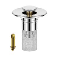 Magideal - Tapón De Drenaje Para Fregadero De Cocina, Cesta Con Filtro De Acero Inoxidable, Filtro De Drenaje Para Fregadero, Tapón Para Bañera Para Apartamento,