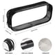 thumbnail image 3 of 4pcs Clear Pencil Bag Clear Pencil Case Waterproof Stationery Pouch PVC Zipper Transparent Zipper Pouch Bag For School Office Make Up Supplies (Black & White), 3 of 5