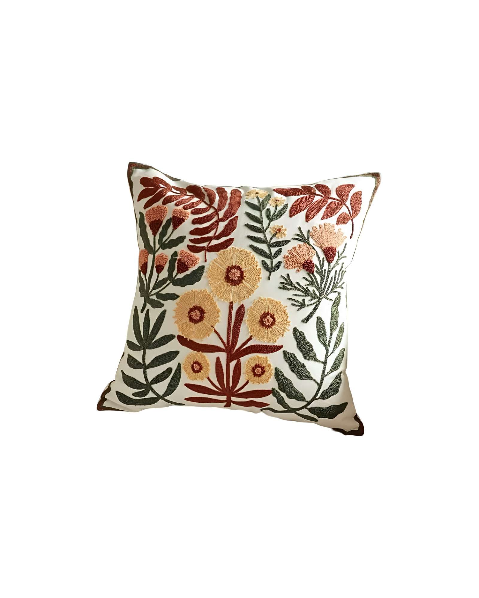 Genérico - Set De 4 Fundas Bordadas 45X45 C49