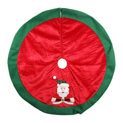 Faldón De Árbol Navideño Rojo Holiday Time