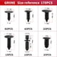 thumbnail image 2 of Clip Sujetador Auto Universal M1036 170 Pcs Nylon, 2 of 3