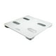 thumbnail image 1 of Pesa Balanza Personal 150Kg Vidrio LCD Fitness White, 1 of 3