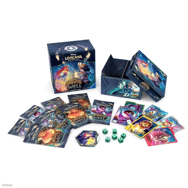 Caja De Almacenamiento De Cartas Disney Lorcana Whispers Tcg | Lider