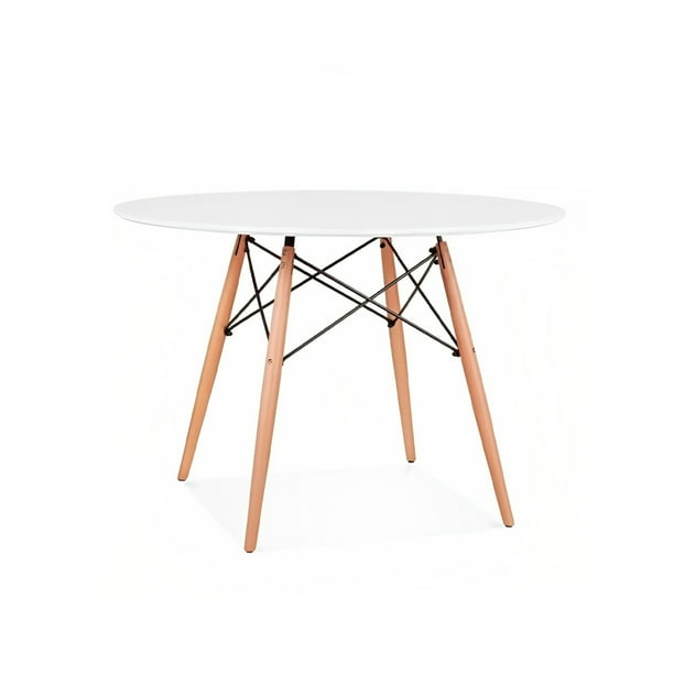 Mesa de Comedor Eames 100cm redonda - Blanca