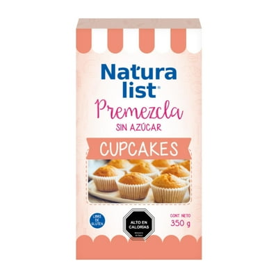 Premezcla Polvo Cupcake Caja 350 G Naturalist