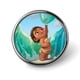 thumbnail image 1 of Vaiana-Theme Round Button Badge: Premium Metal Construction, Ideal for High-End Events 2.8 cm, 1 of 6