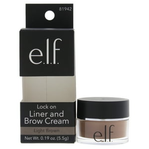 Delineador Y Crema Para Cejas E.L.F. Lock On Light Brown
