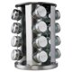 thumbnail image 1 of Especiero FineDine de acero inoxidable con 16 frascos, 30 cm, 1 of 9