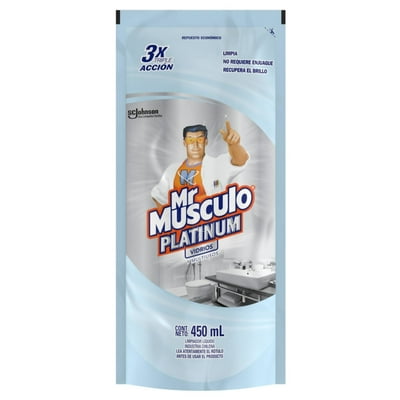 Limpia Vidrios Multiuso Doypack Recarga 450 Ml Mr. Músculo
