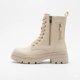 thumbnail image 1 of Bota Beige Mujer PU Combat 22-20 beige 35, 1 of 5