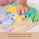 thumbnail image 4 of Juego apilable de juguetes Fisher-Price, rompecabezas de flores de madera, 38 piezas, 4 of 6