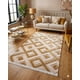 thumbnail image 3 of Alfombra Jacquard 180 X 200 Decorativa Bicolor 4, 3 of 4