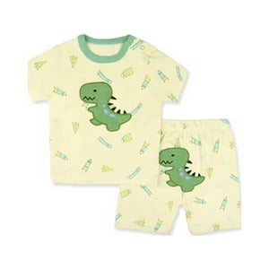 Babykids Divana - Set 2 Pijamas Short + Manga Corta Bebes Y Niños 6M Niño