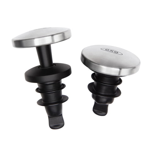 Tapones Para Vino Oxo Steel Expandibles, 2 Unidades