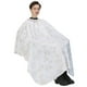 thumbnail image 1 of Capa de peluquero - Capa grande impermeable para cortar el pelo - Delantal de peluquería para adultos, capa de nailon para peluquería, con cierre a presión ajustable, para uso en peluquería, hogar y r, 1 of 6