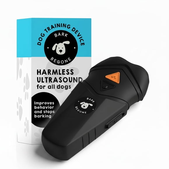 Entrenador ultrasónico recargable para perros Bark Begone negro