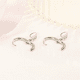 thumbnail image 5 of Aros Plata Argolla Colgante Corazon, 5 of 7