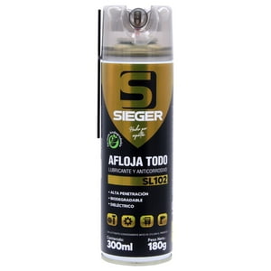 Lubricante Afloja Todo 300Ml Sieger Naranja Claro