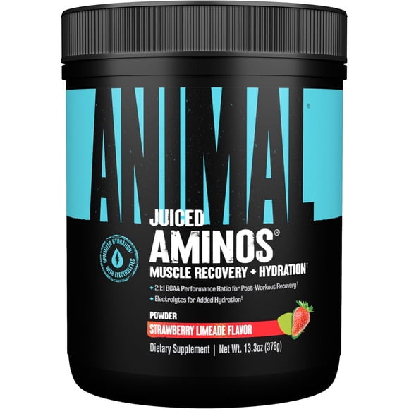 Aminoacidos Animal Juiced BCAA EAA 378g Sabor Strawberry Limeade