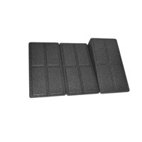 Magideal - 3X Tabla Inclinada Camilla Para Pantorrillas Tabla Inclinada Para Pies Camilla Para Pies 2 Ángulos Ajustables Tablas Elásticas De Cuña Para Sentadilla