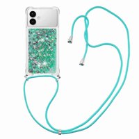 Funda Foxdock Para Samsung Galaxy S26 Edge Con Cuerda Ajustable, Brillo Líquido, Protección Antigolpes Y Lente – Ideal Para Regalo