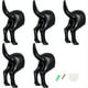 thumbnail image 3 of (2pcs/set) Dog Tail Wall Hook, Wall Decoration Hook, Creative Hook, Two Installation Methods Suitable For Office Hanging Coat Cloth Towel Key Decoration Wall, 3 of 5
