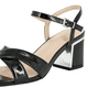 thumbnail image 3 of SANDALIAS DE FIESTA ALQUIMIA NEGRO CHAROL MUJER 3025 - Talla 38, 3 of 5
