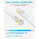 thumbnail image 2 of Cable Ethernet DDMALL CAT8 de 3 m, 40 Gbps, 2000 MHz, plano, paquete de 2, 2 of 9
