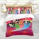 thumbnail image 5 of Las Chicas Superpoderosas Conjunto de sábanas temático, trío de piezas, cómodo y amigable con la piel, diseño único, regalo de decoración para el hogar para familiares, amigos y fans,140cm *210cm, 5 of 6